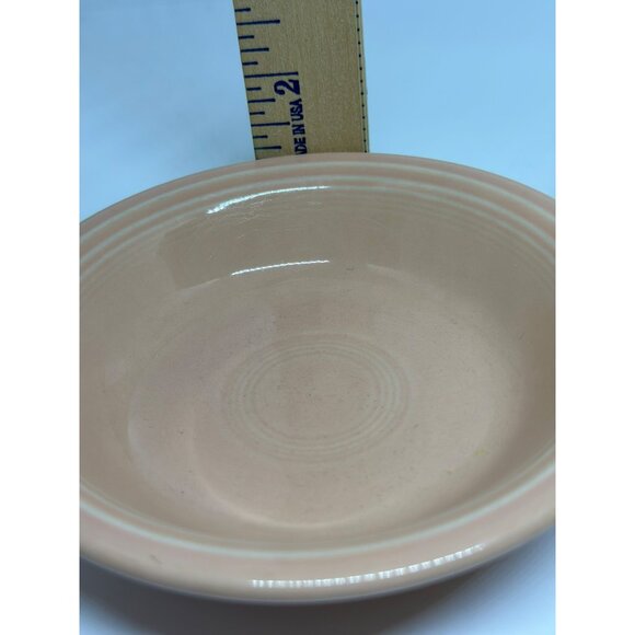 VTG Fiestaware Apricot Salad Plate Soup/Cereal Bowl Apricot Fiesta Dinnerware - Picture 9 of 9